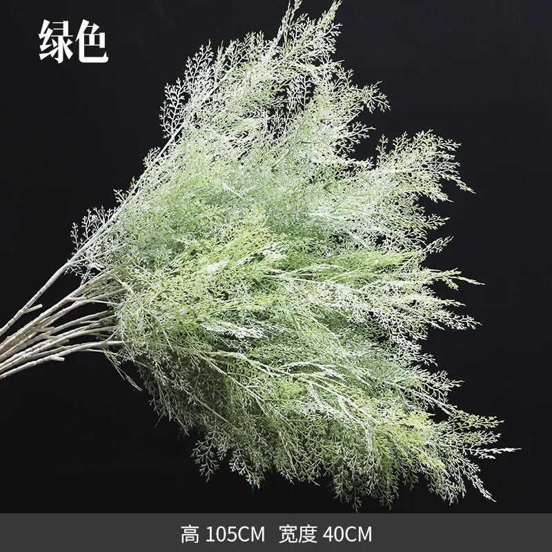 Pine Artificial Fog Flower Rime Grass Wedding Flower Material 105cm