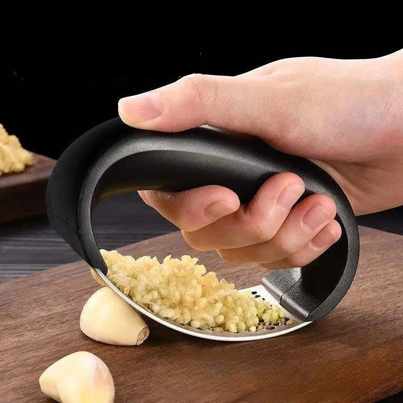 Stainless Steel Garlic Press Crusher.