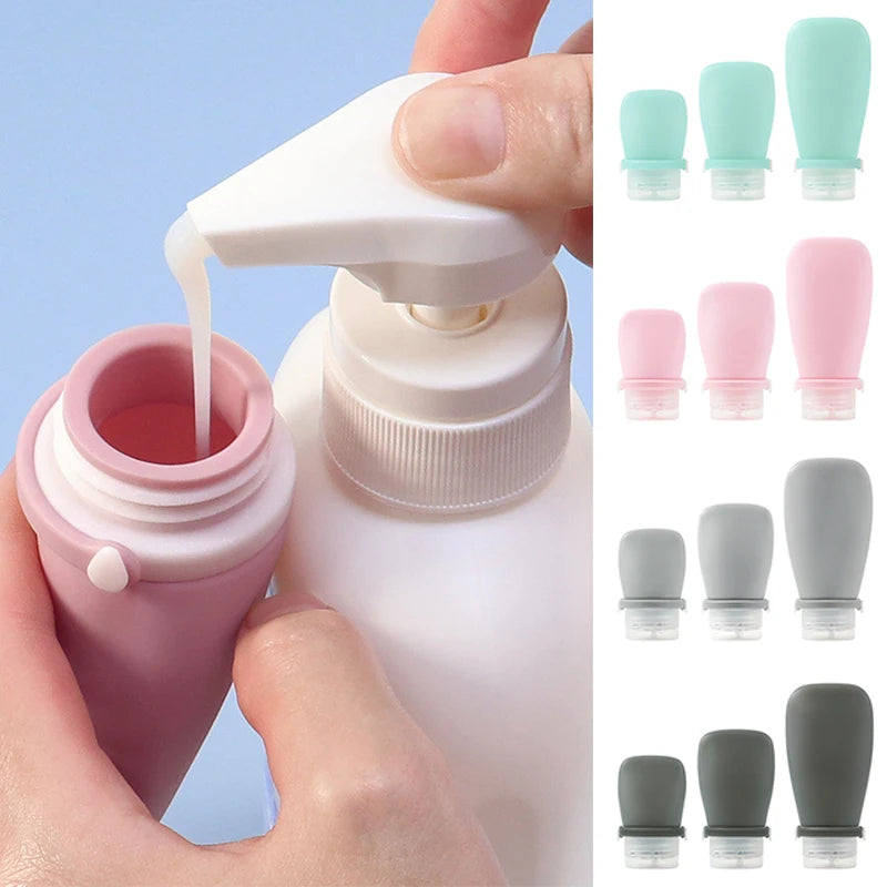 Contenitore per cosmetici da viaggio, flacone vuoto ricaricabile.