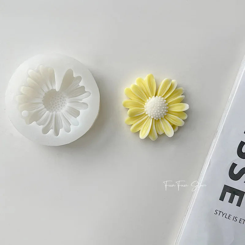 Stampo per candela Candela profumata a forma di margherita Aromaterapia