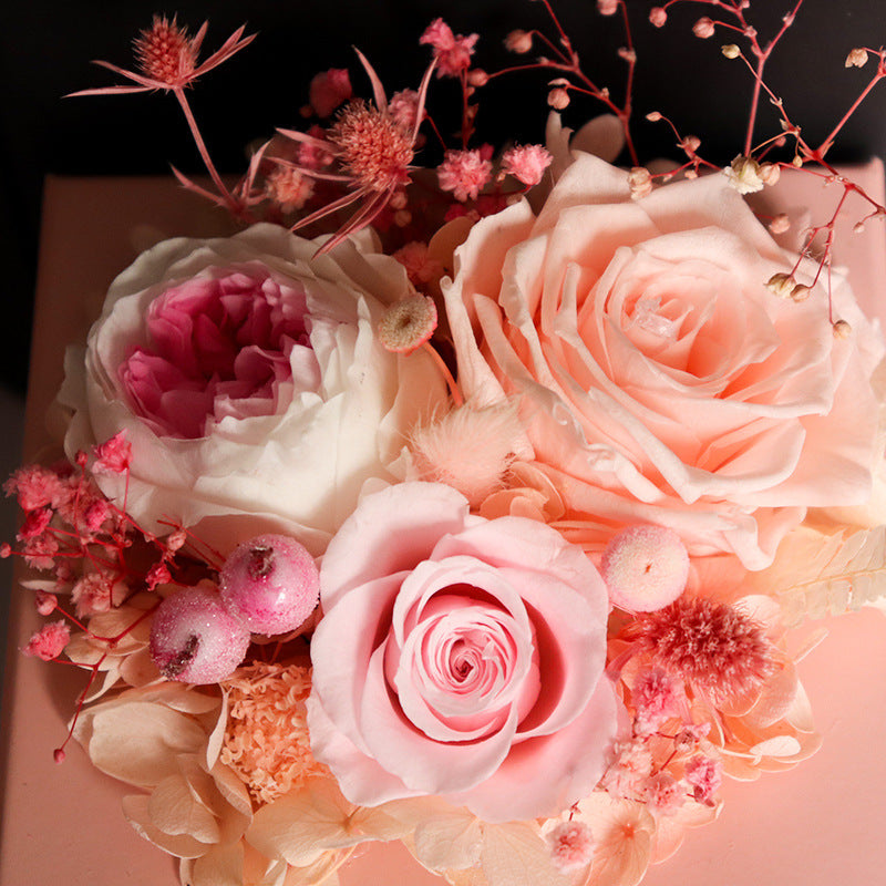 Rose Carnation Austin Gift Box