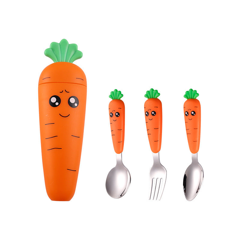 Baby Table Cutlery Set Carrot