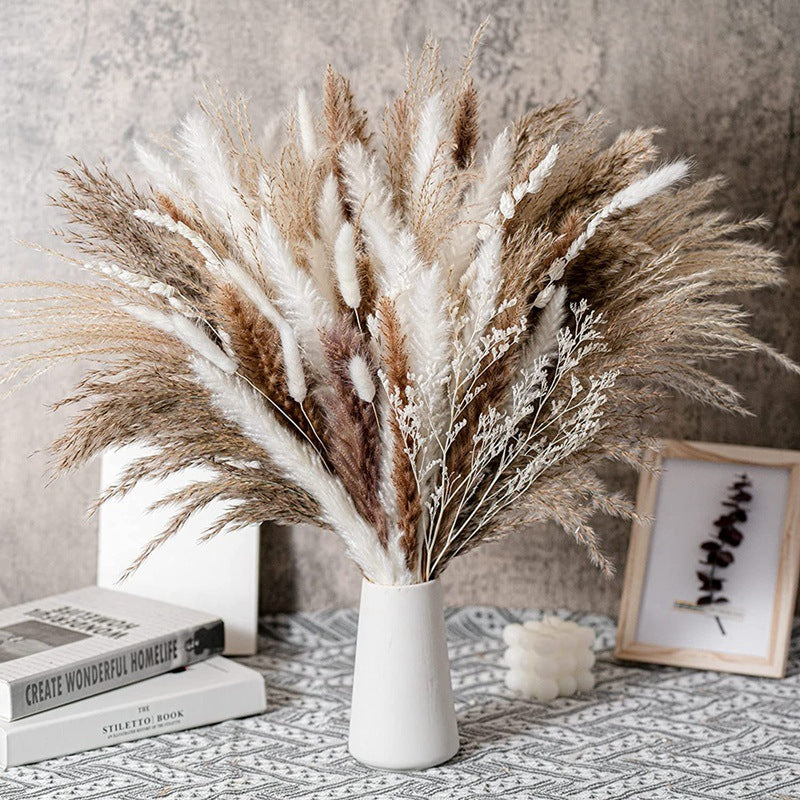 Pampas Bouquet Of Small Dried Reed Flowers