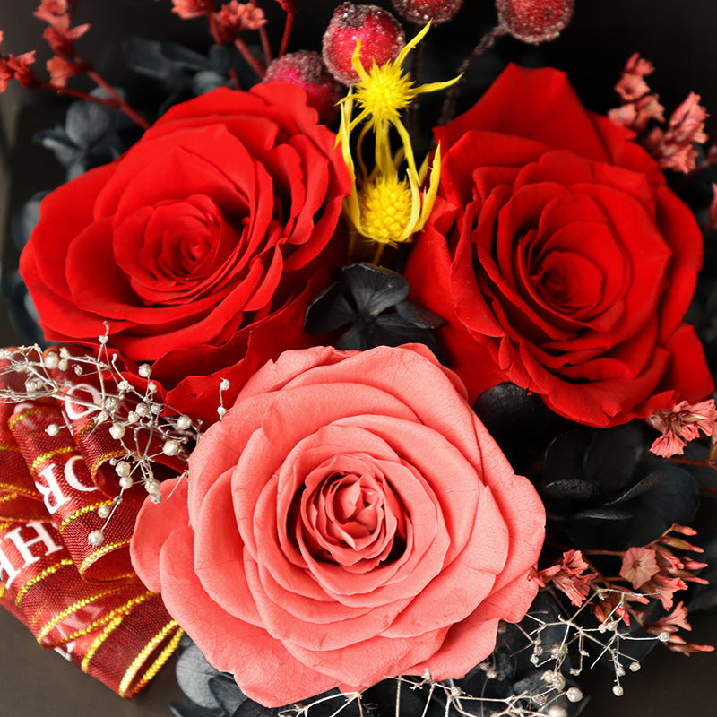 Rose Carnation Austin Gift Box
