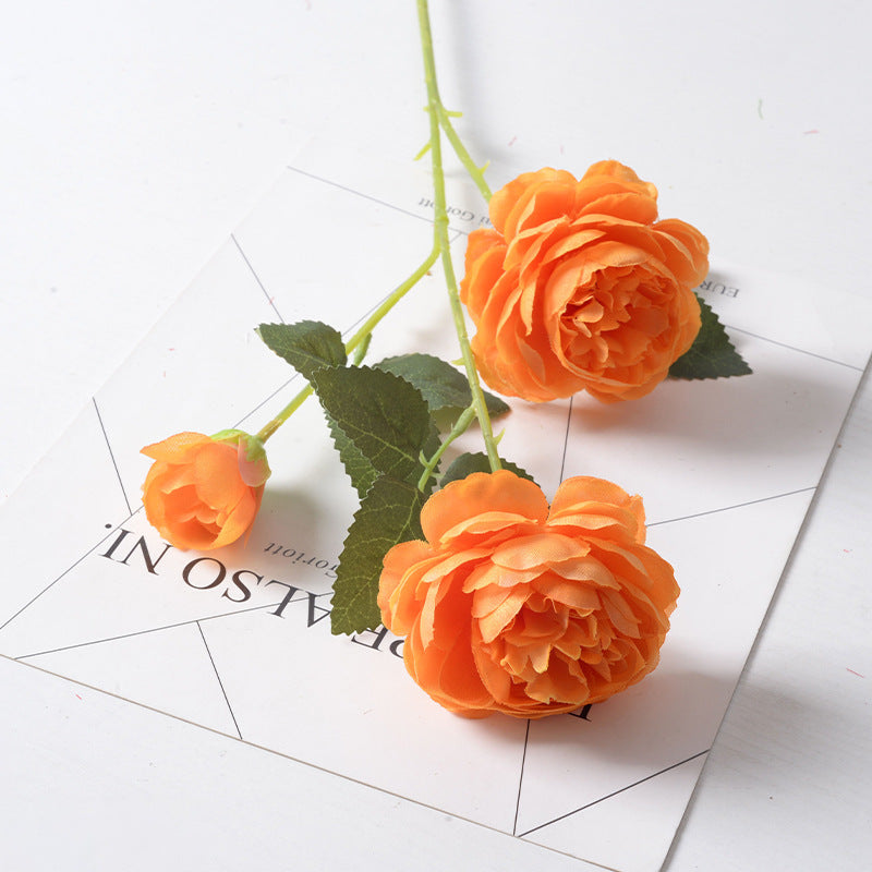 Decoration Silk Peony Flowers
