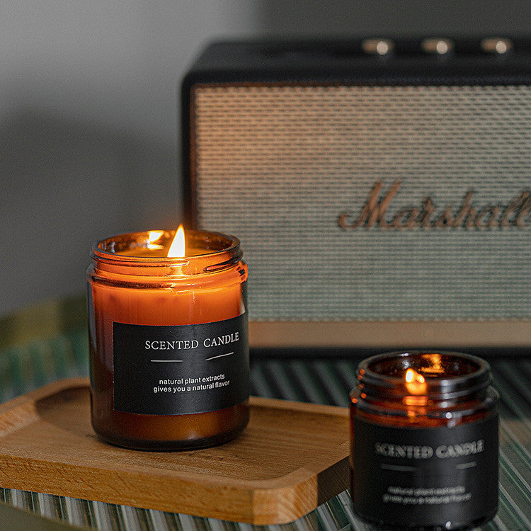 Vintage Scented Candles Sealed in Thicken Glass Jar