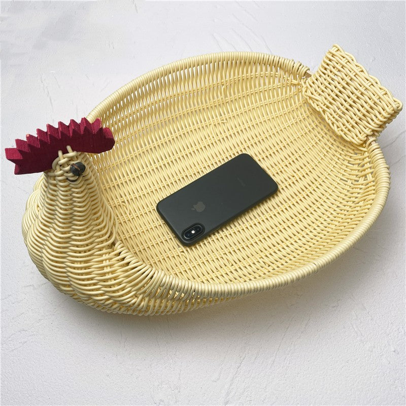 Wicker Woven Bamboo Storage Basket