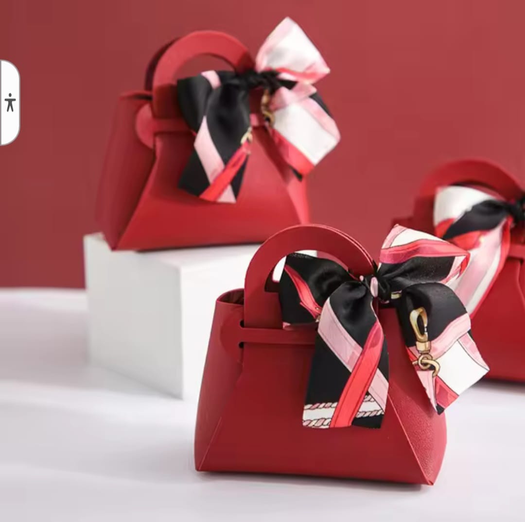 Sacchetto Bomboniera Borsetta Rossa