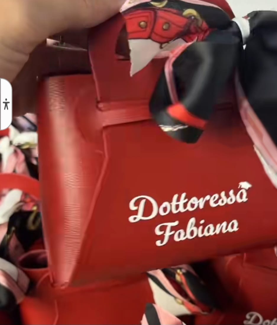 Sacchetto Bomboniera Borsetta Rossa