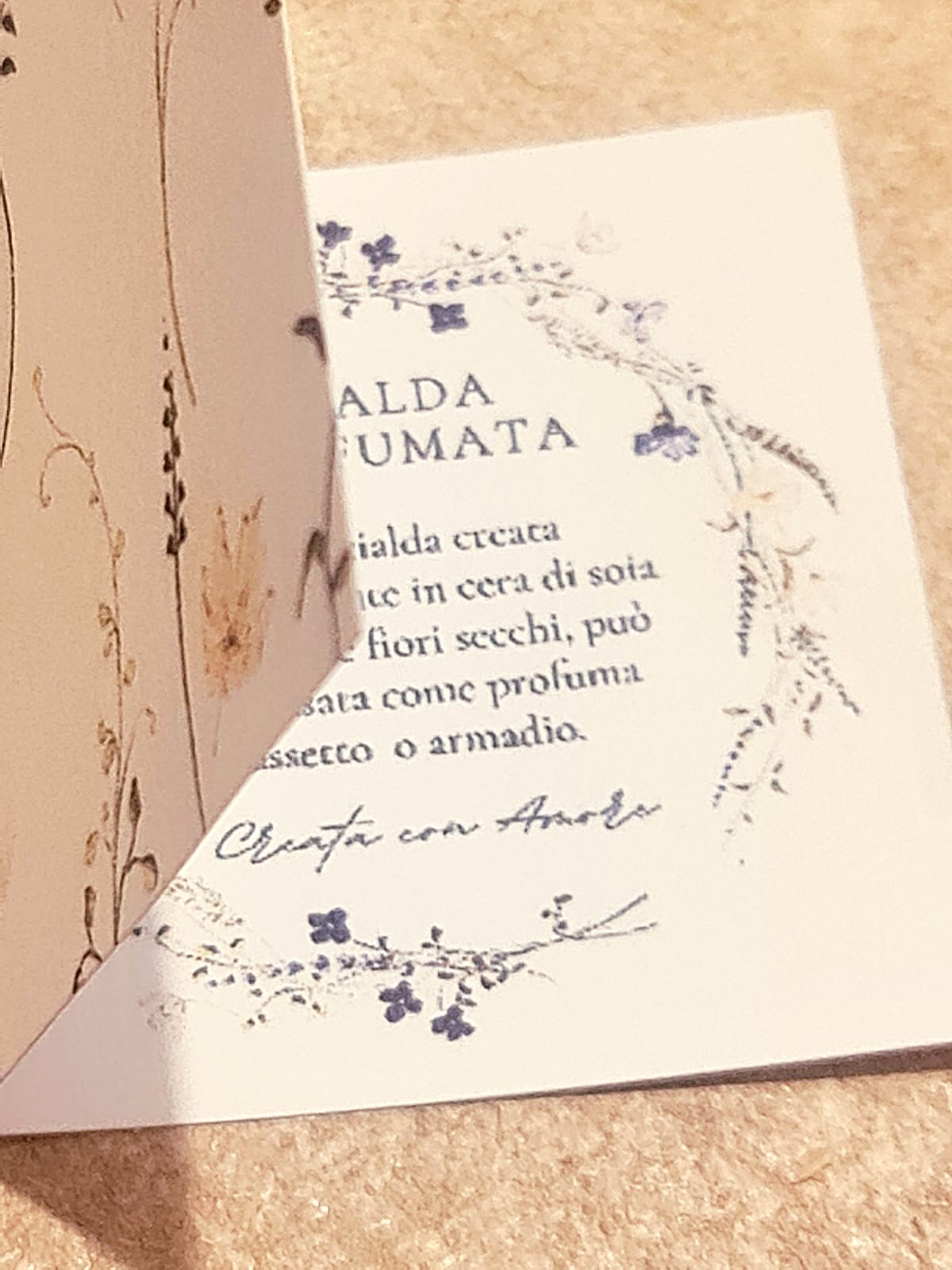 Cialda Profumata in Cera di Soia