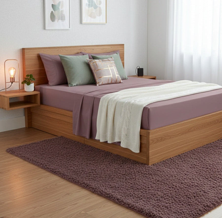Komplettes Letto Tinta Unita Cotone 80 Fili linea ARIA 