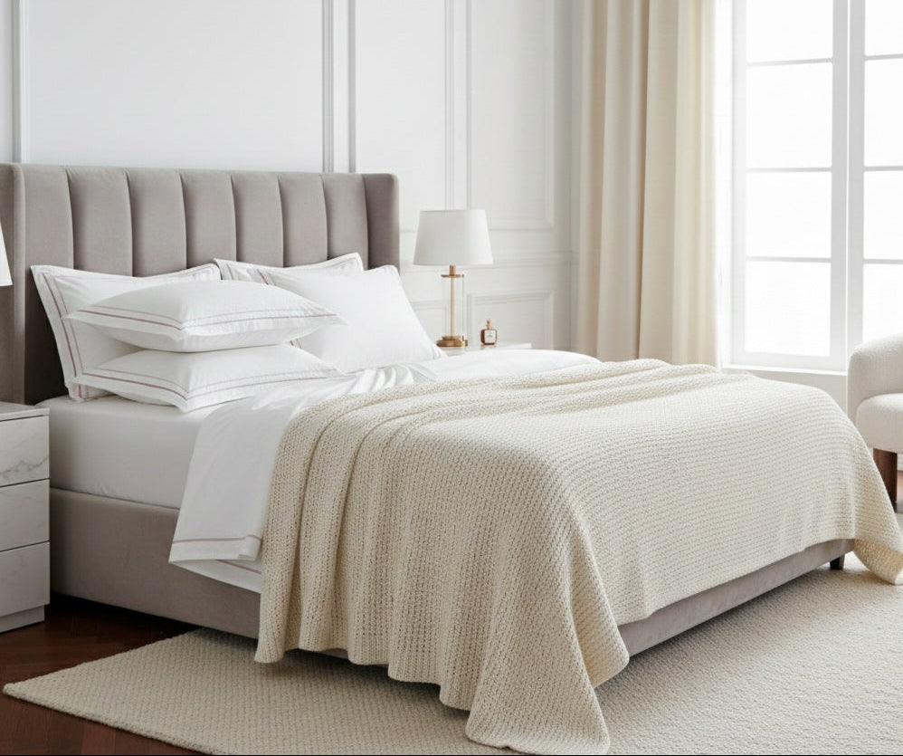 Komplettes Luxus-Apartment in puro cotone con burdon
