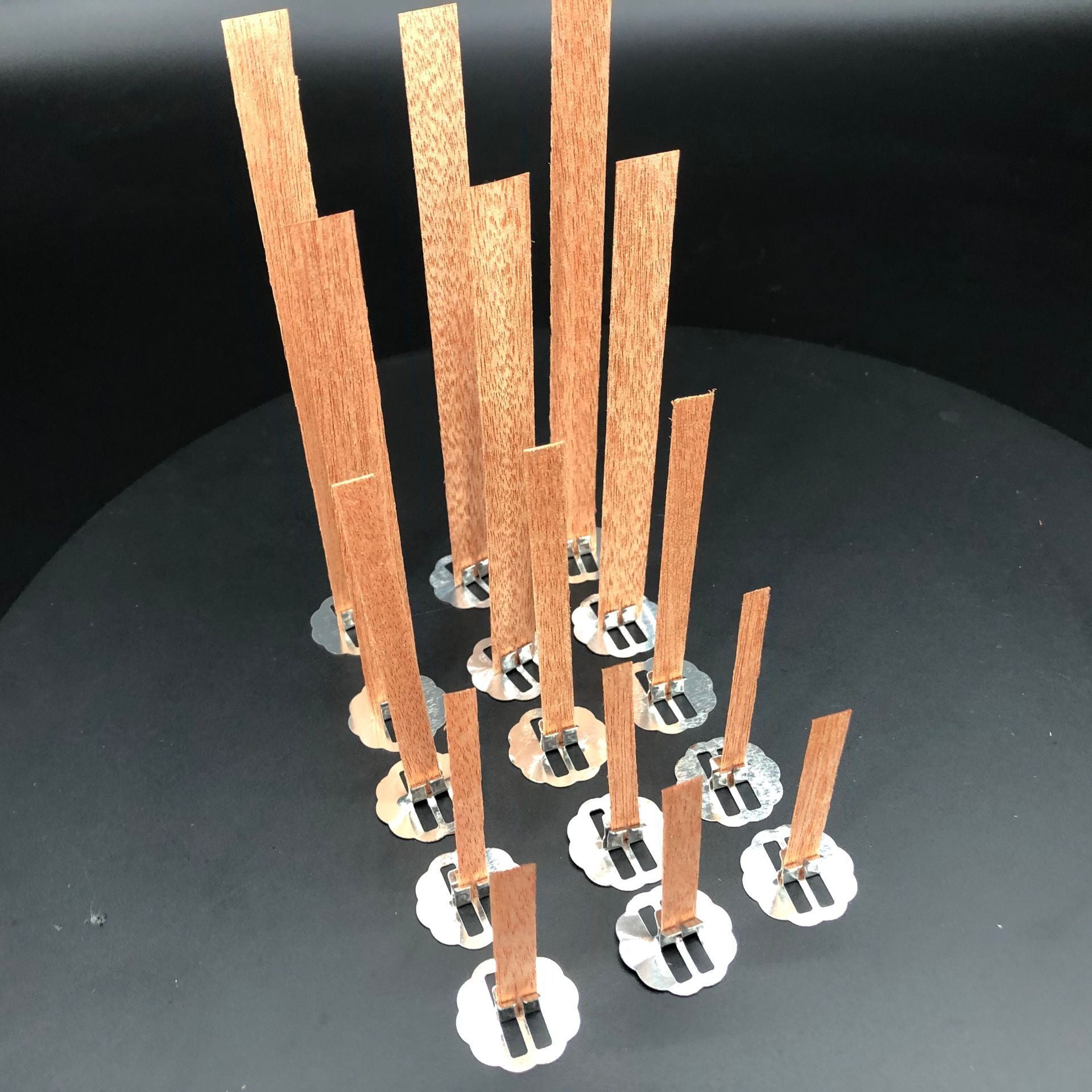 Wooden Wax Core Wick Jar Wax Soybean Wood Chips