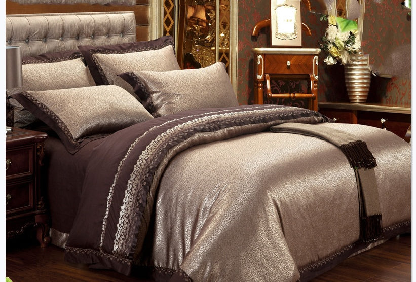 Bed Full Cotton Four-piece Linen and Duvet Cover
