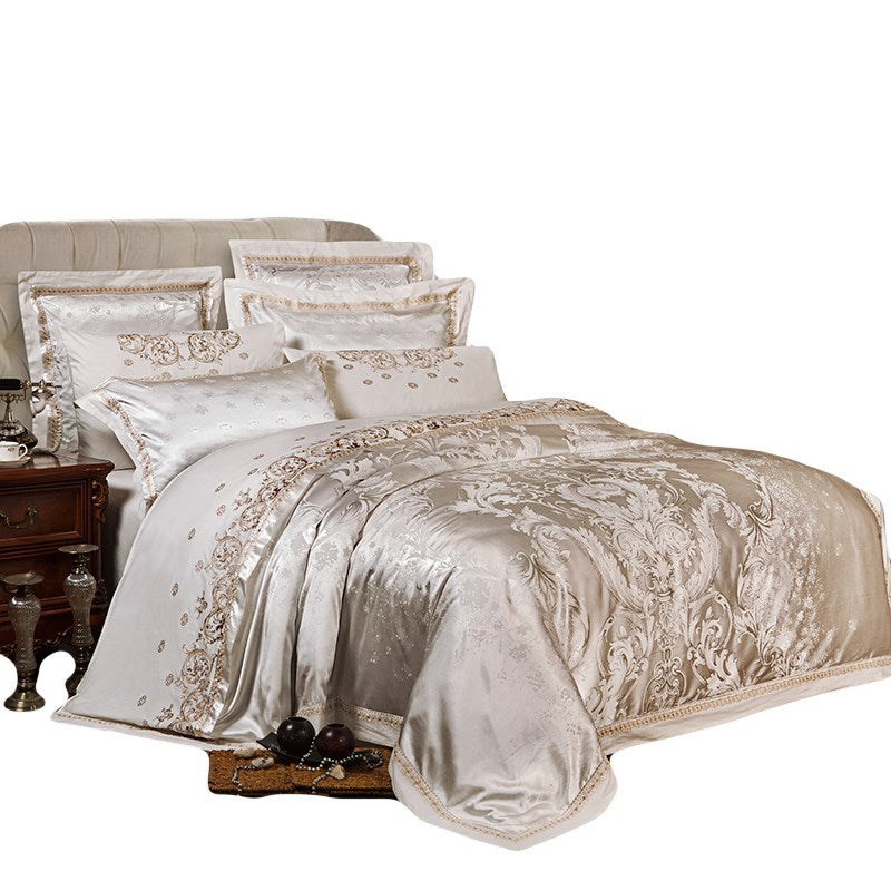 Bed Full Cotton Four-piece Linen and Duvet Cover