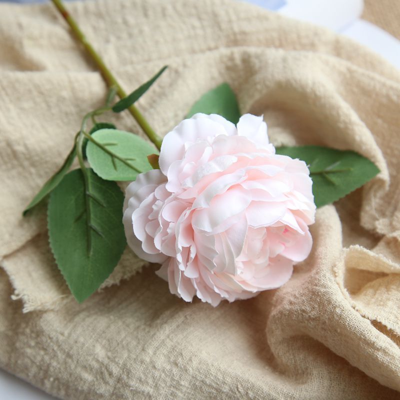 Artificial Silk Flower Single Short Branch Rose