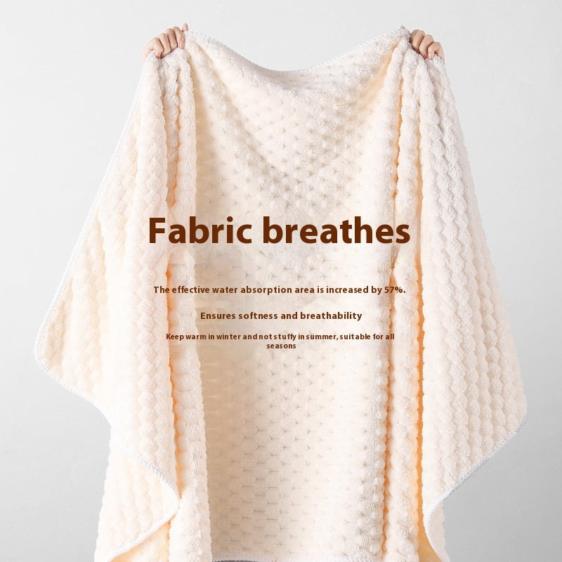 Bath Towel Drizzling Plus-sized Thick Class A Coral Fleece