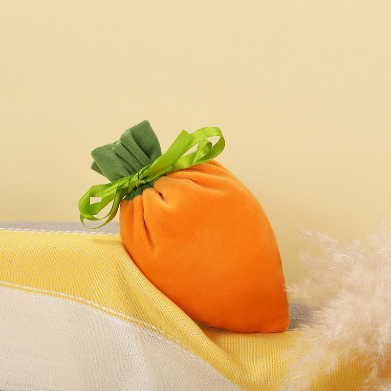 Easter Creative Carrot Gift Drawstring Bag