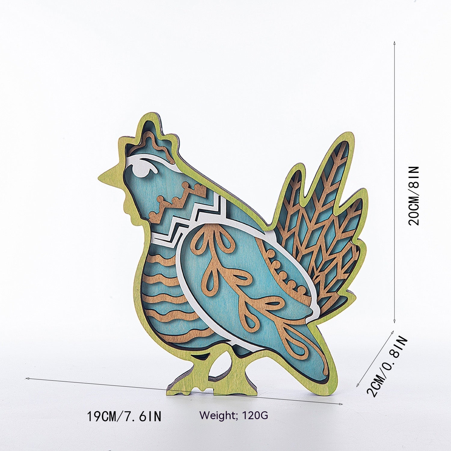 Easter Wooden Craftwork Rabbit Decoration LED