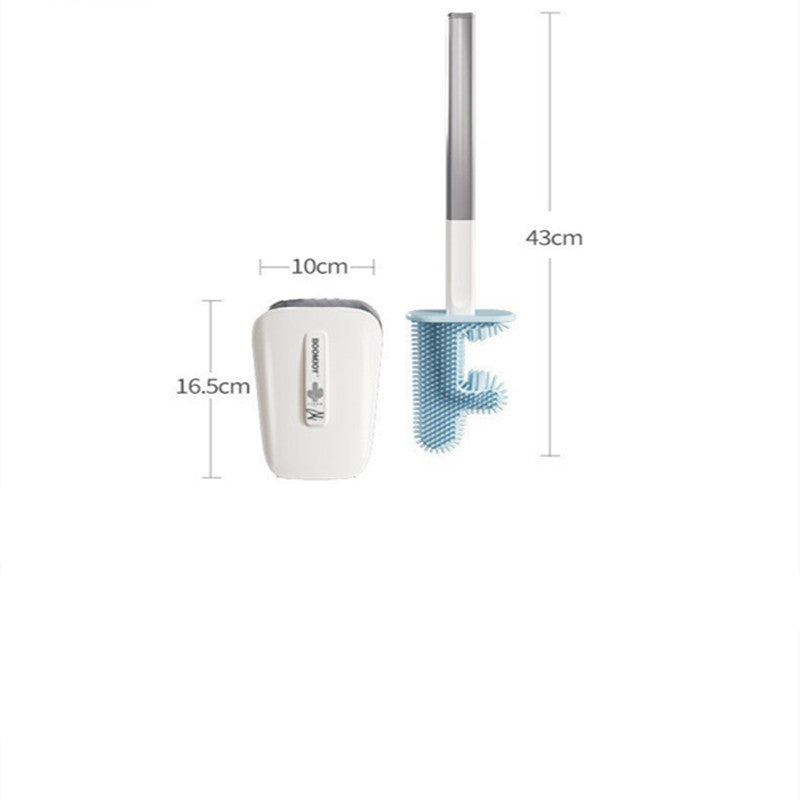 Toilet Brush With Bucket Wall Mounted