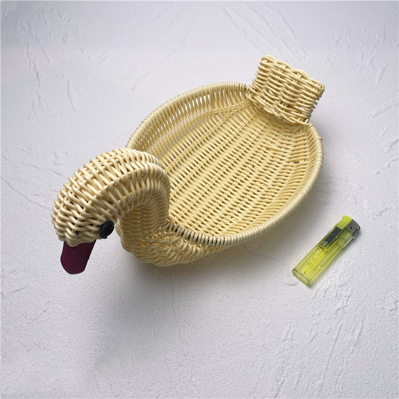 Wicker Woven Bamboo Storage Basket