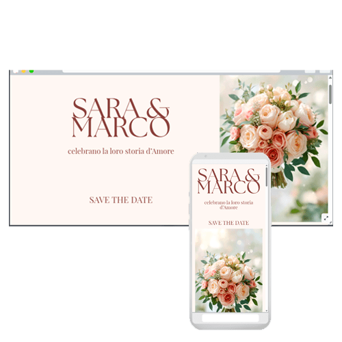Save the Date Digitale Sara e Marco