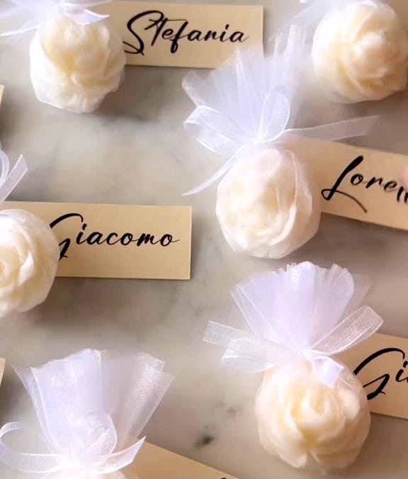 Segnaposto Tavolo  in Cera di Soia